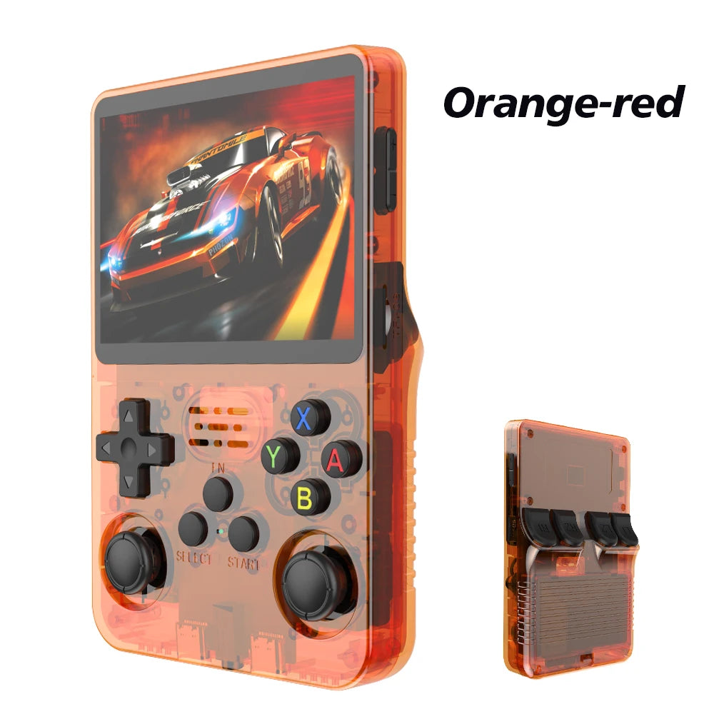 R36S Retro Handheld Game Console Linux System 3.5 Inch IPS Screen Portable Pocket Video Player 64GB Game Gift