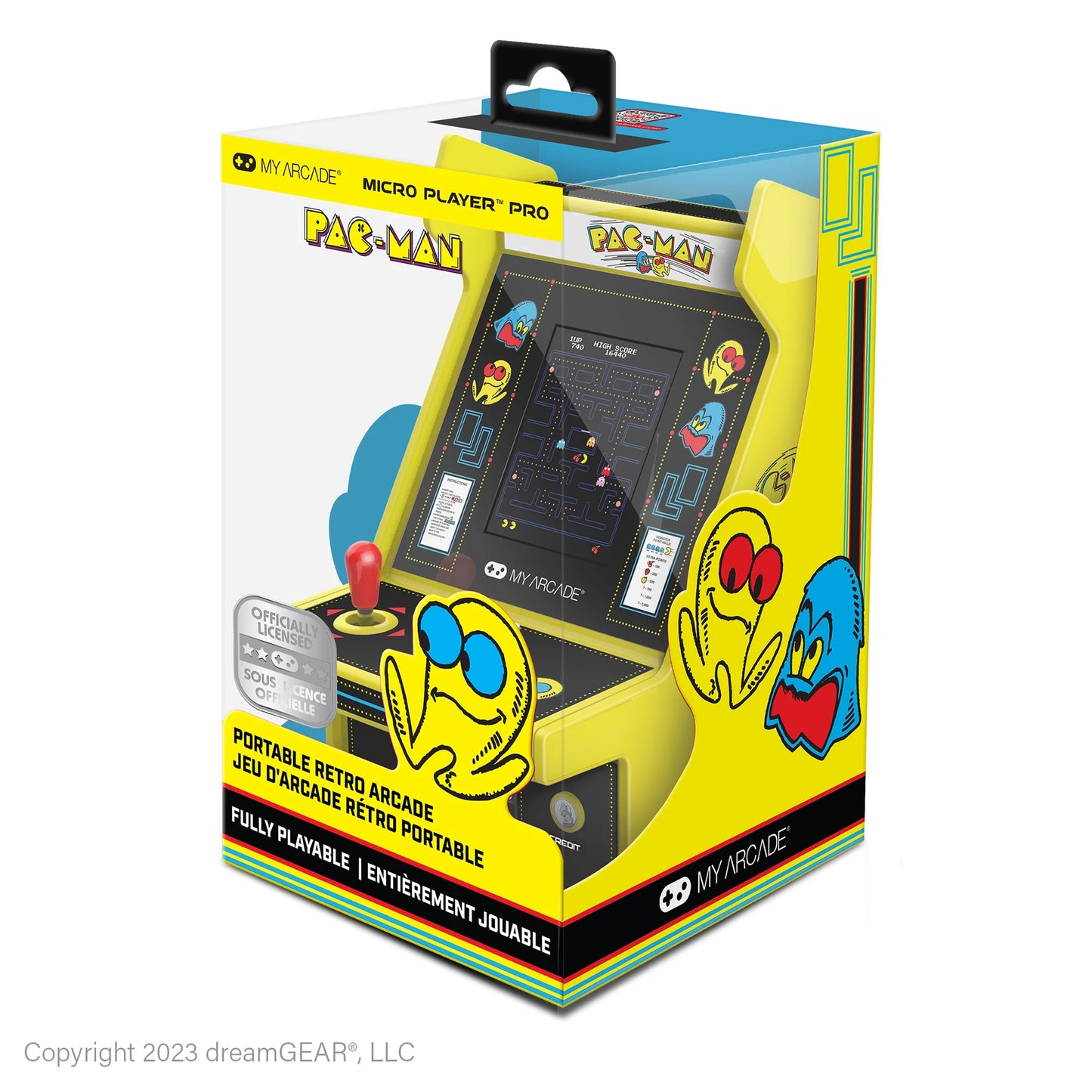 Micro Player Pro 6.7" Pac-Man Portable Retro Arcade