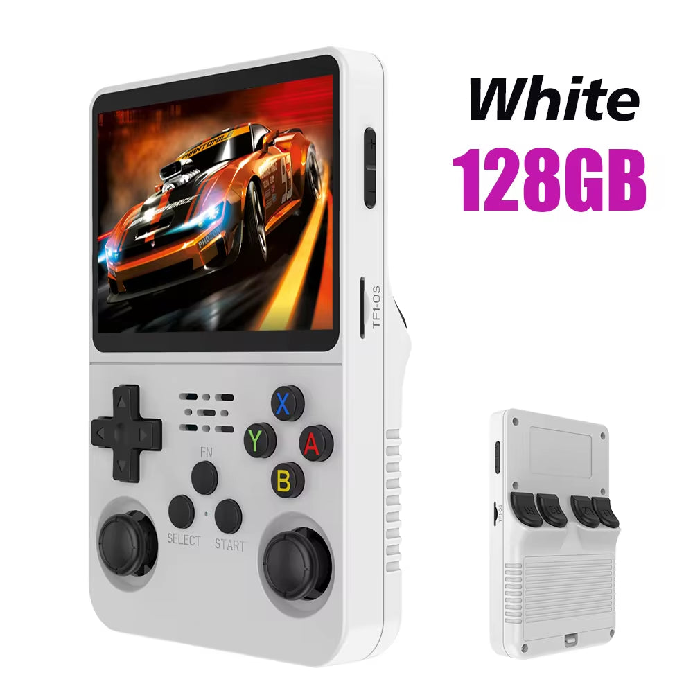R36S Retro Handheld Game Console Linux System 3.5 Inch IPS Screen Portable Pocket Video Player 64GB Game Gift
