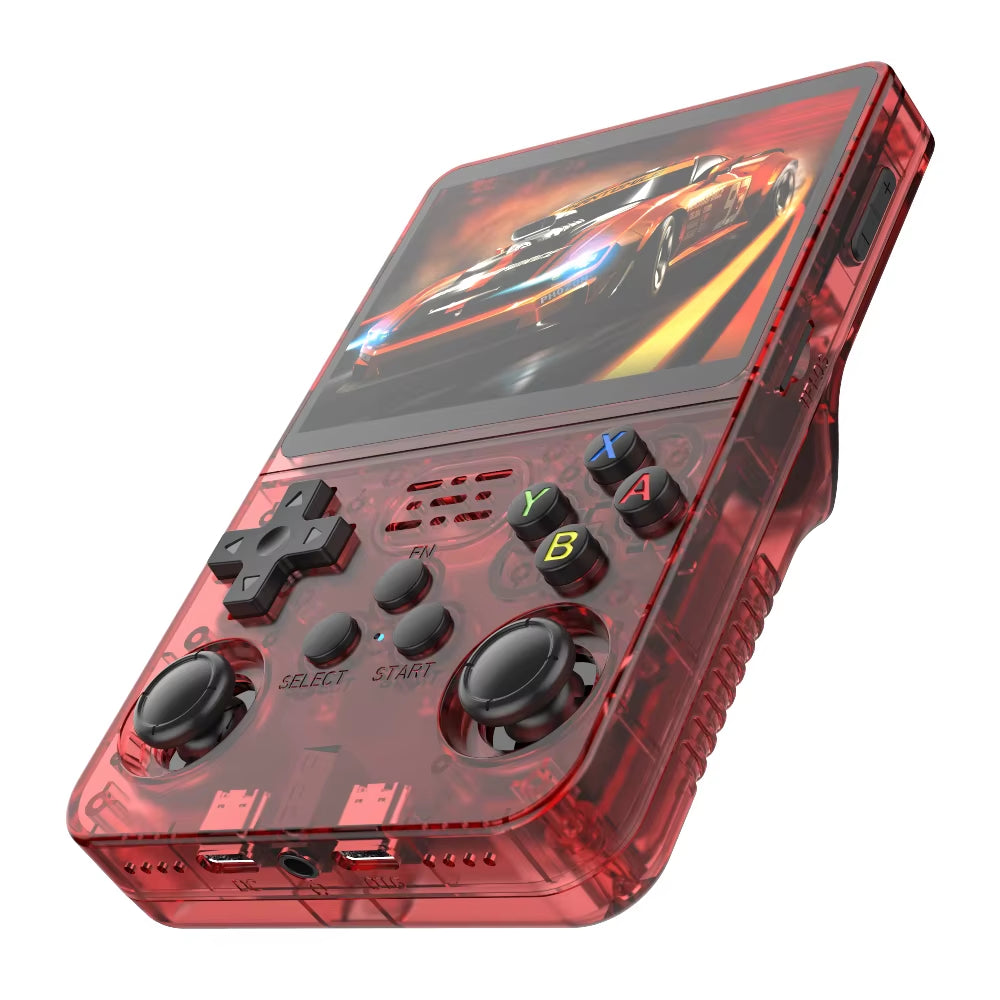 R36S Retro Handheld Game Console Linux System 3.5 Inch IPS Screen Portable Pocket Video Player 64GB Game Gift